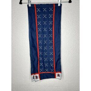 Vintage Hampton Hall Anheuser Busch Golf Classic Scarf Red White Blue Q